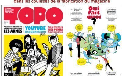 Exposition sur la revue TOPO au CDI : dans les coulisses de la fabrication du magazine