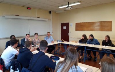 Intervention de professionnels en classe de 1CO1