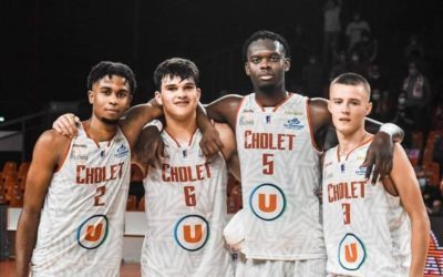 4 élèves du lycée en ProA lors de la victoire de Cholet Basket.