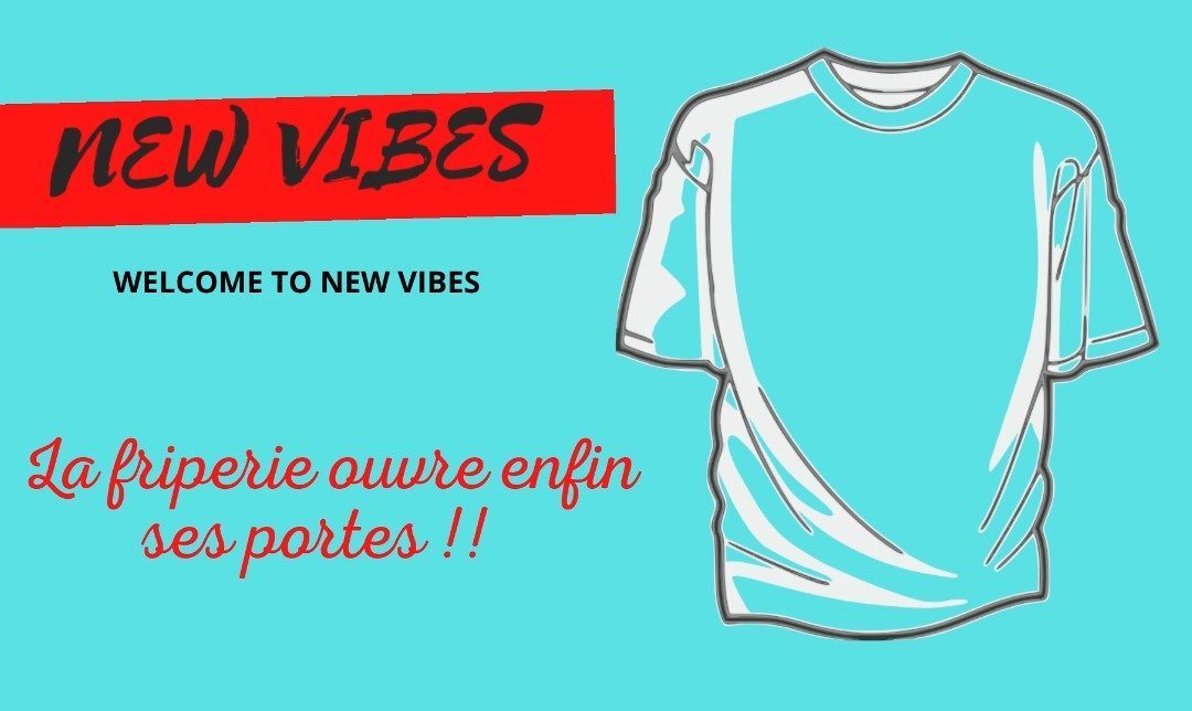 Ouverture de la Friperie New Vibes du 15 au 19 novembre 2021