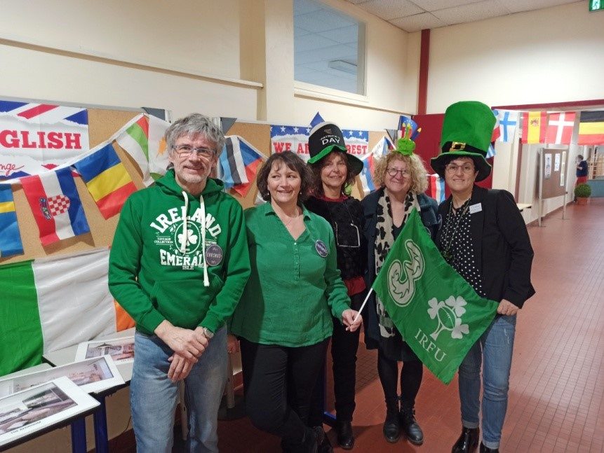 L’équipe Europro se joint au St-John’s Central College pour fêter la St-Patrick