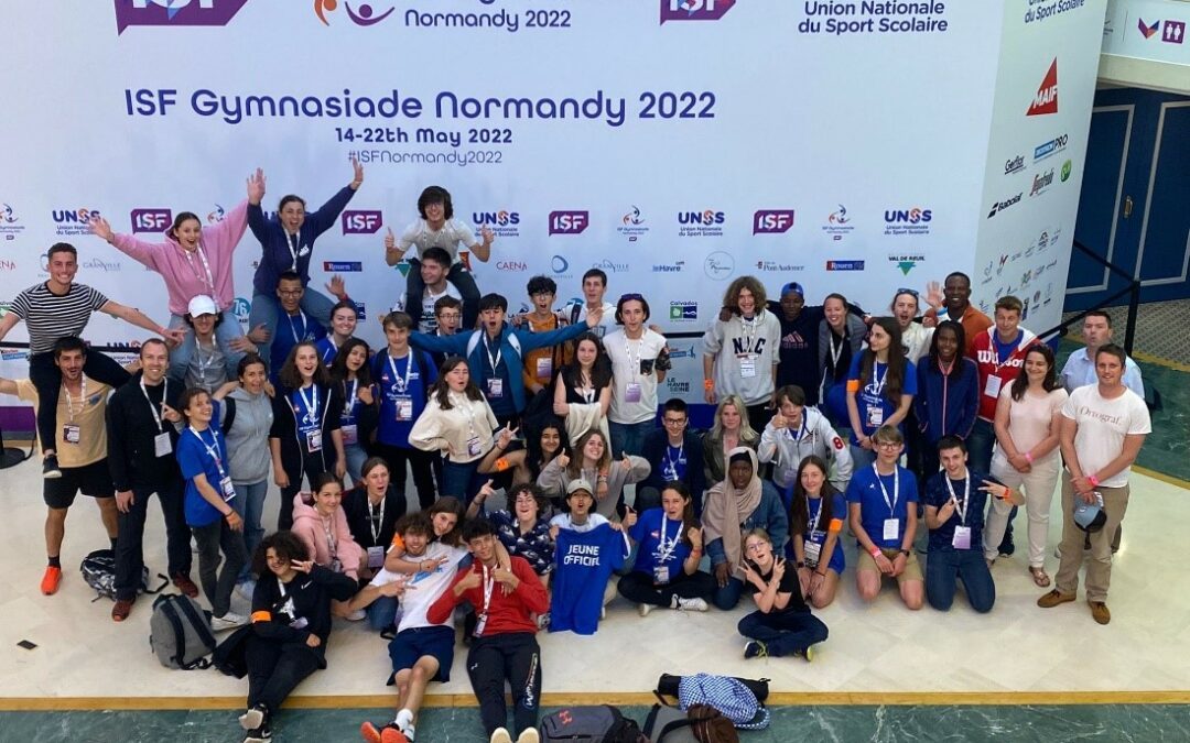 Jeune Reporter aux Gymnasiades Normandy 2022 