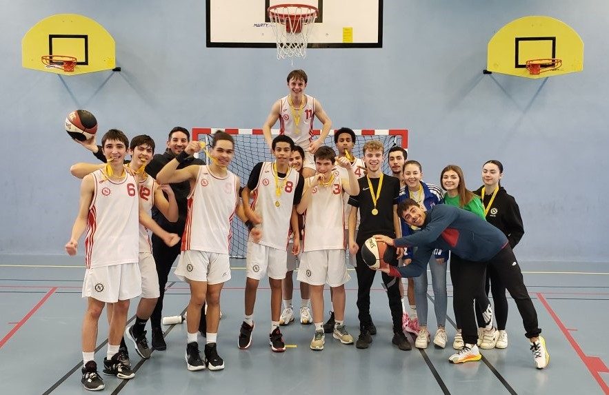 ILS L’ONT FAIT ! CHAMPIONS ACADÉMIQUES CADETS BASKET ÉTABLISSEMENT!