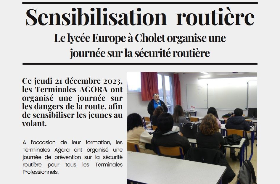 Retour sur la journée « Sécurité Routière »