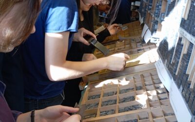 Projet « Le Baleinié du lycéen » : les 2AGORA impriment leurs textes au Musée-Atelier de l’imprimerie à Nantes